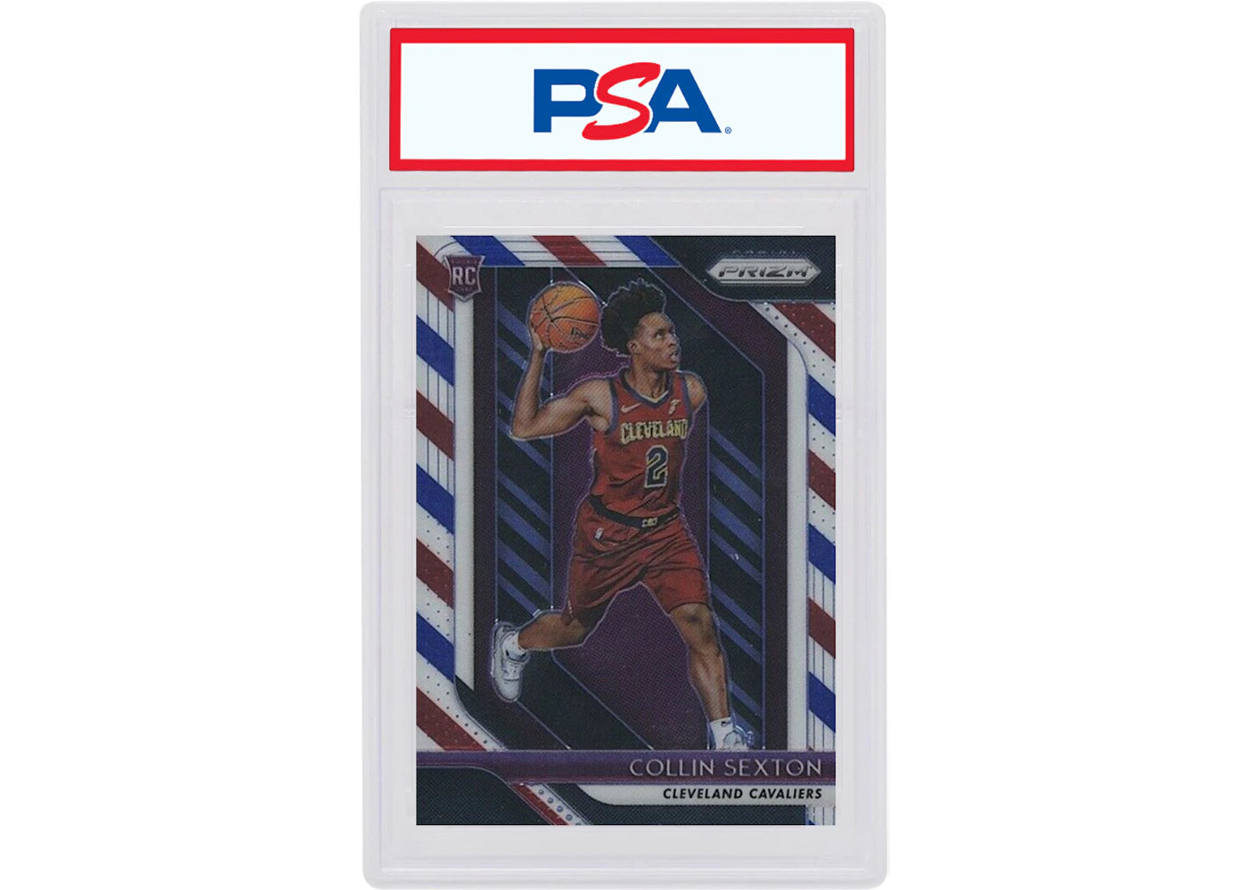 Collin Sexton 2018 Panini Prizm Rookie Red/White/Blue #170 (PSA or BGS Graded)