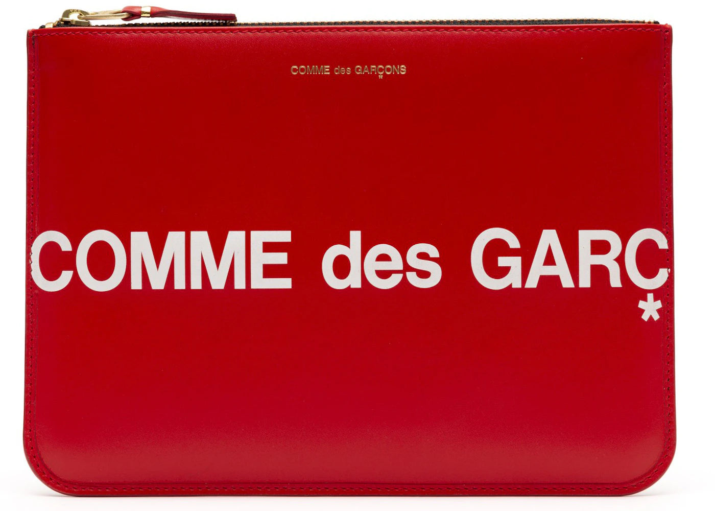 Comme des Garcons SA5100HL Huge Logo Wallet Red