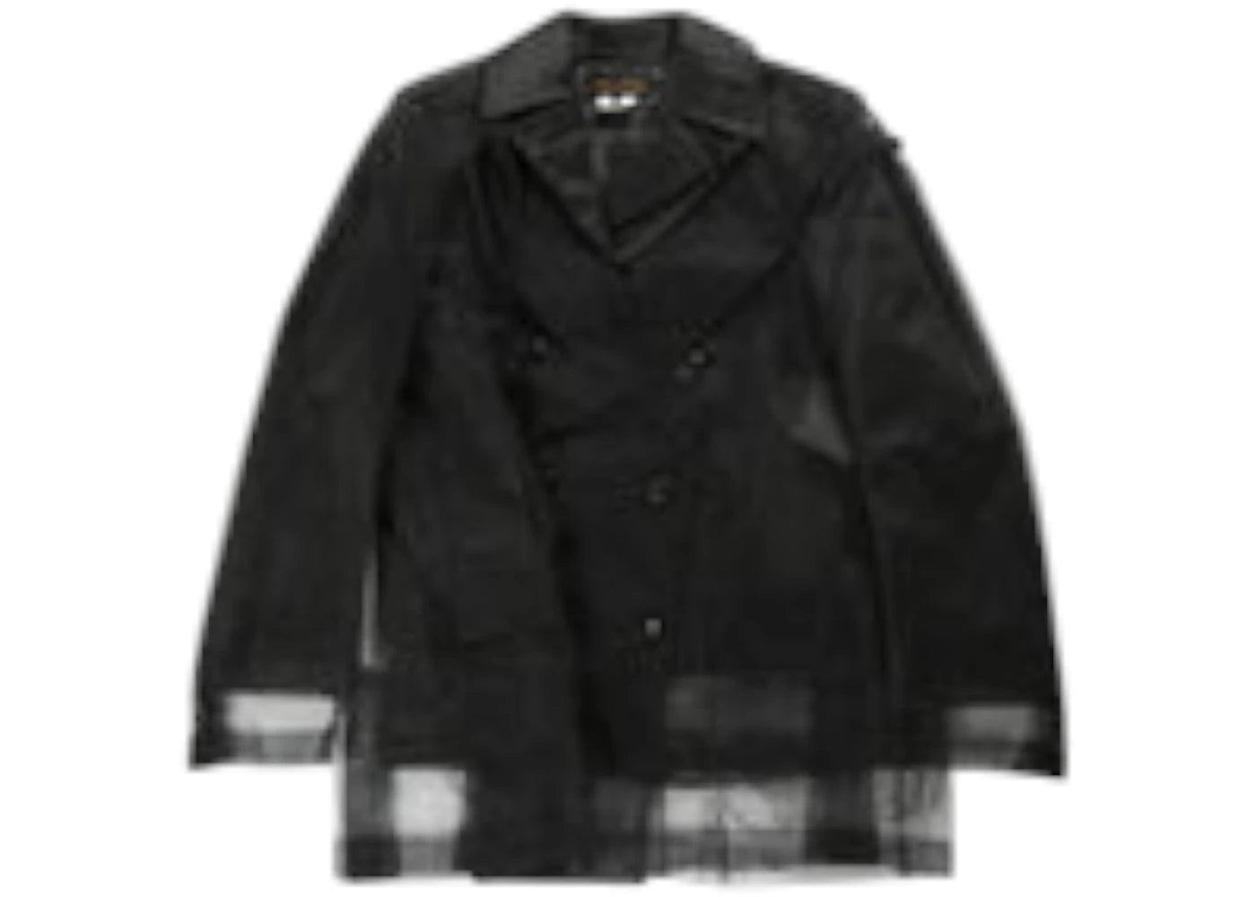 Comme des Garcons Layered Design Jacket White/Carolina Blue