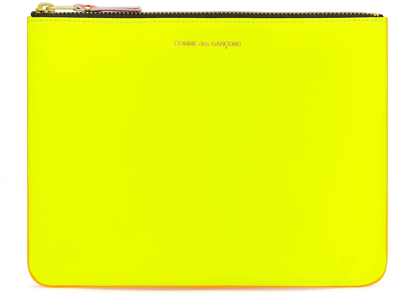 Comme des Garcons SA5100SF New Super Fluo Wallet Yellow/Orange