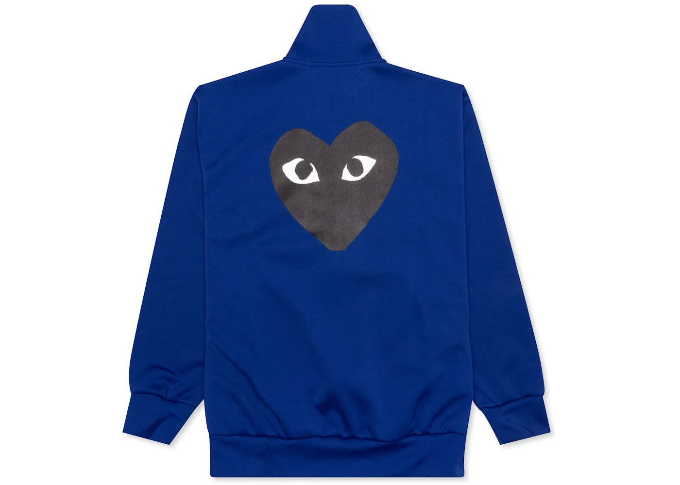 Comme des Garcons PLAY Play Big Black Heart Zip Up Sweatshirt Navy