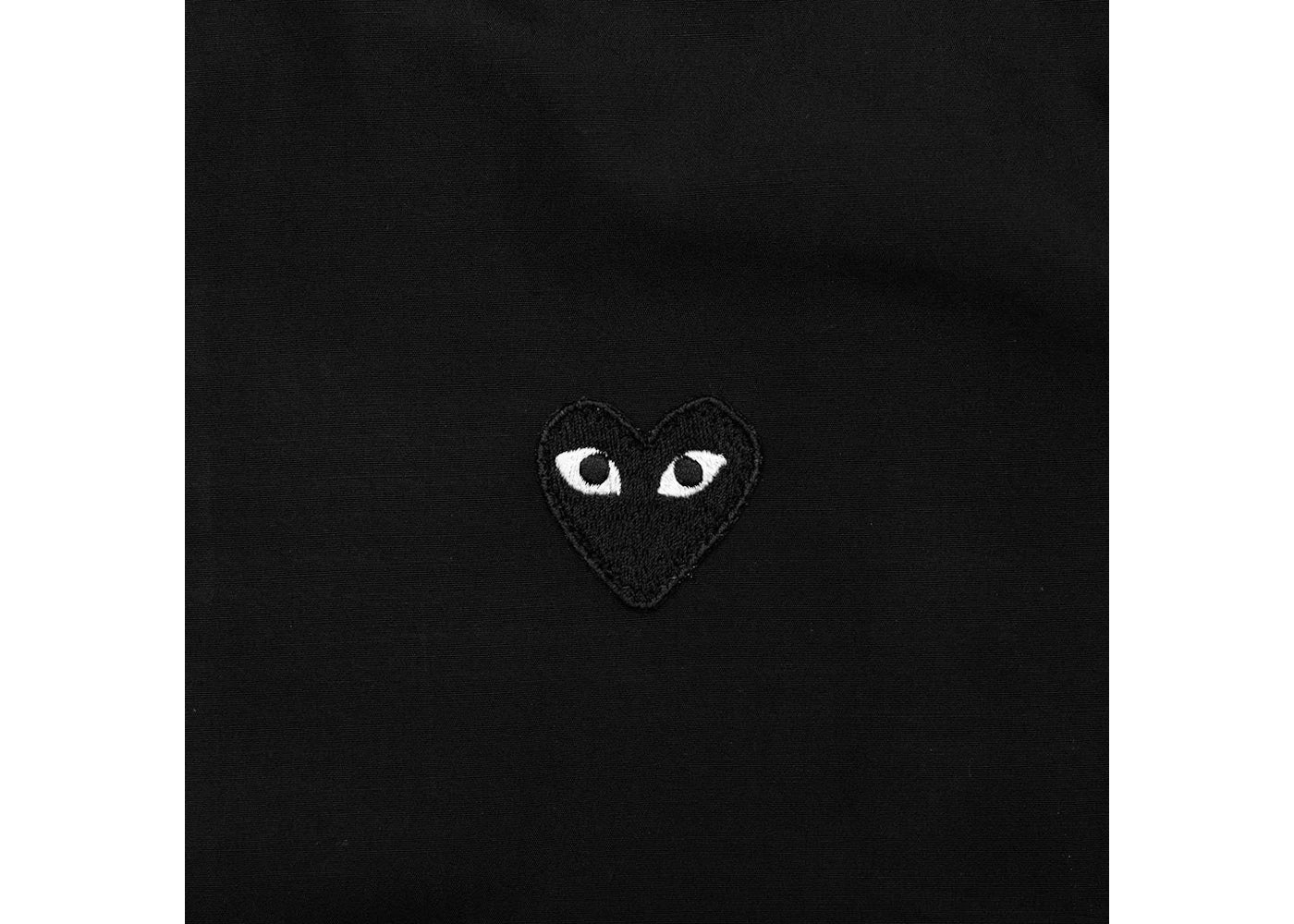 Comme des Garcons PLAY Play Black Emblem Button Up Shirt Black