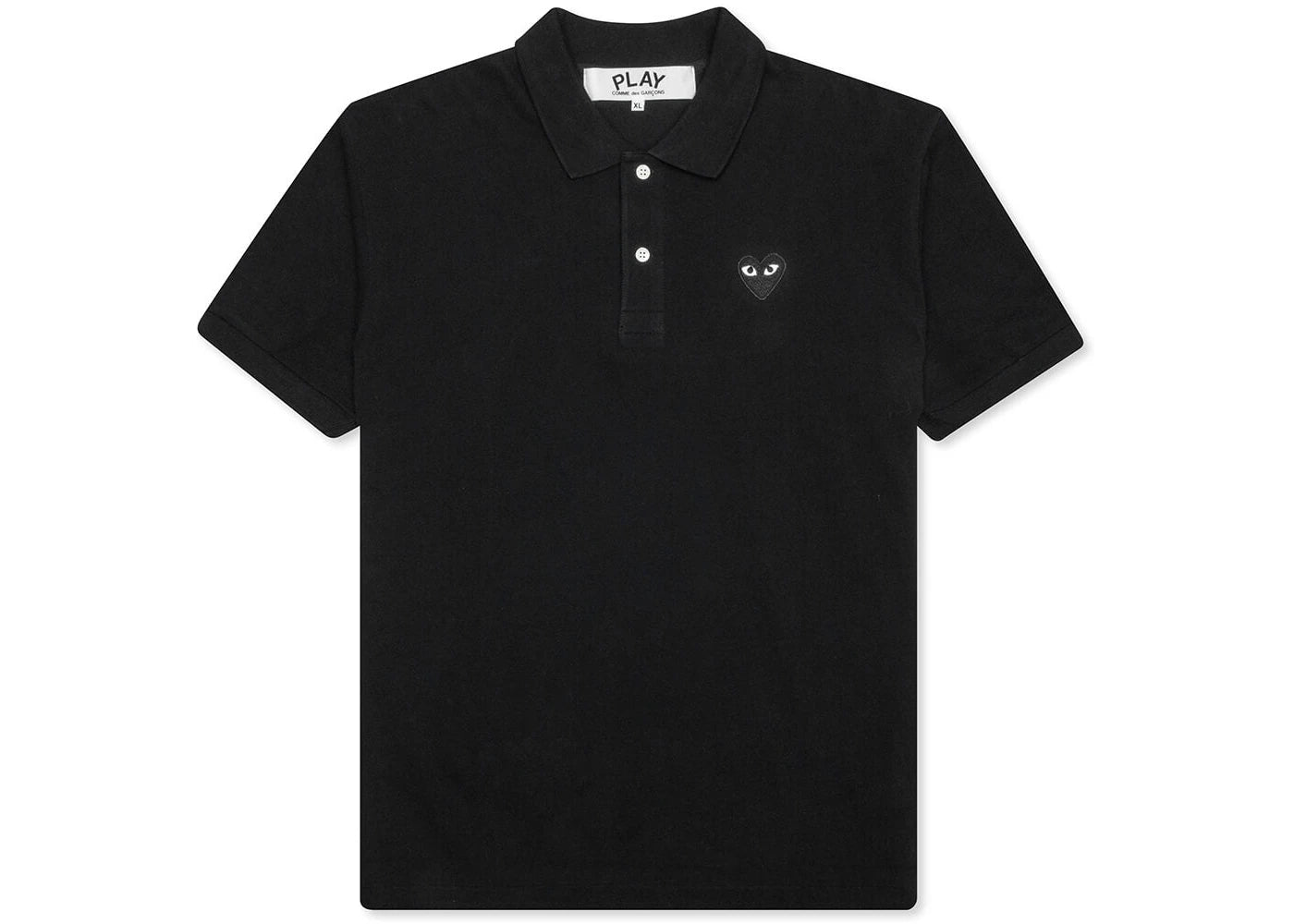 Comme des Garcons PLAY Play Black Emblem Polo Black