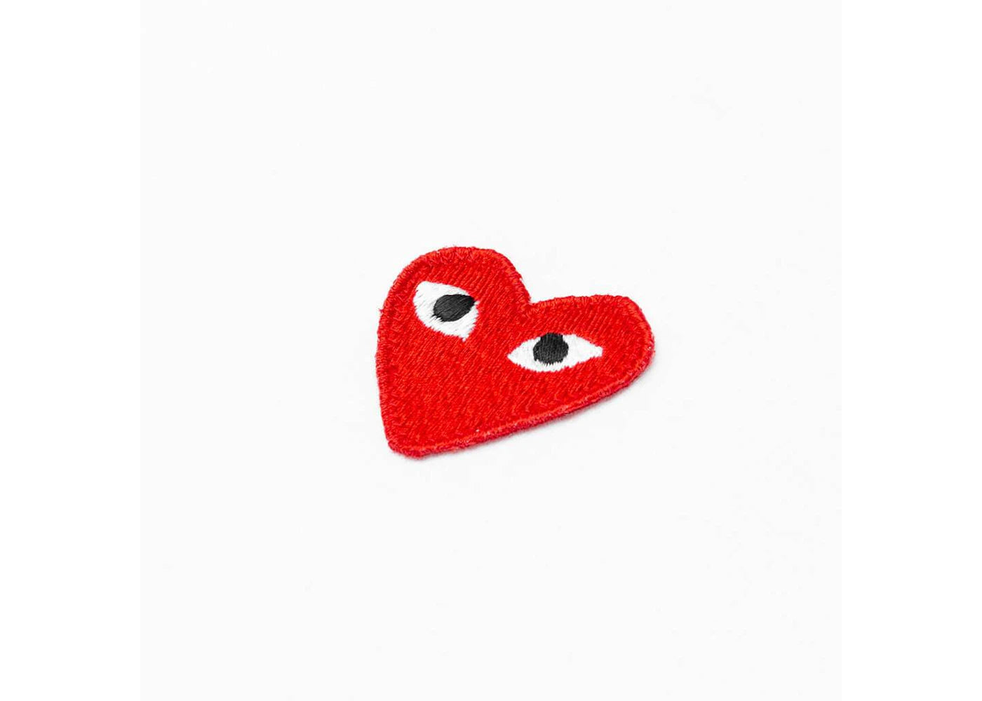 Comme des Garcons PLAY Play Camouflage Edge Heart T-shirt White