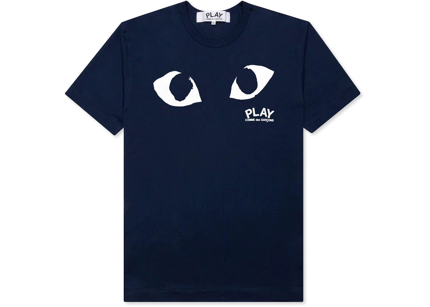 Comme des Garcons PLAY Play Eyes Logo T-shirt Navy