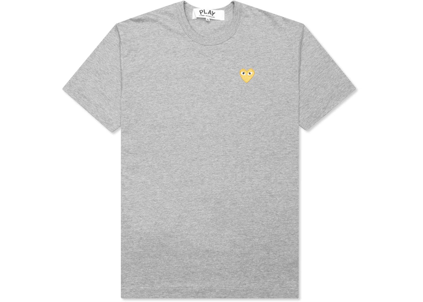 Comme des Garcons PLAY Play Gold Heart T-shirt Grey
