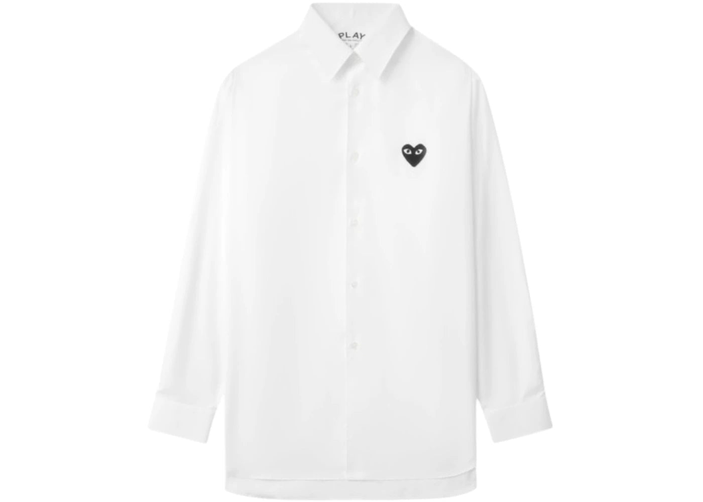 Comme des Garcons PLAY Heart Emblem Shirt White