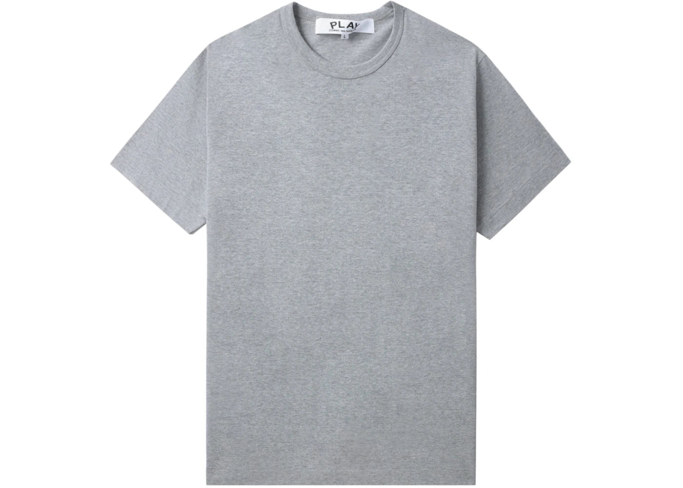 Comme des Garcons PLAY Heart Emblem Tee Grey/Red