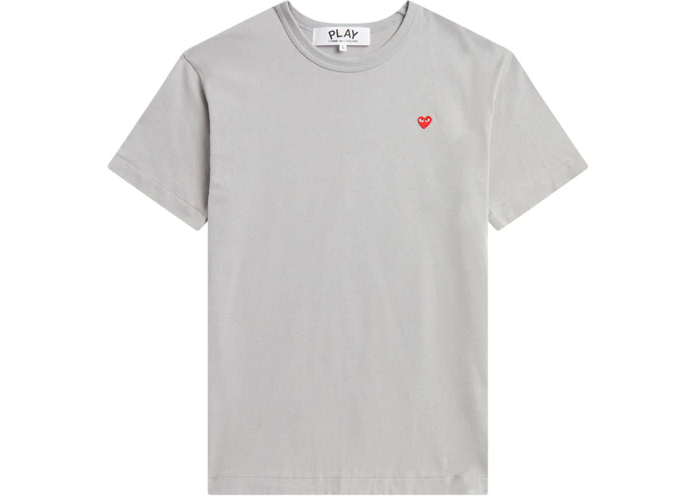 Comme des Garcons PLAY Heart Logo Tee Grey