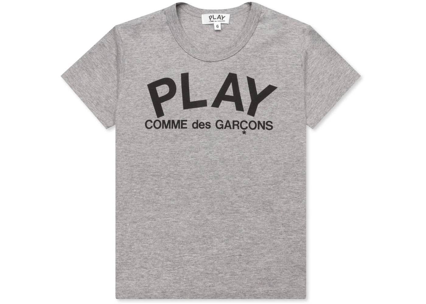 Comme des Garcons PLAY Play Kid's Logo T-shirt Grey