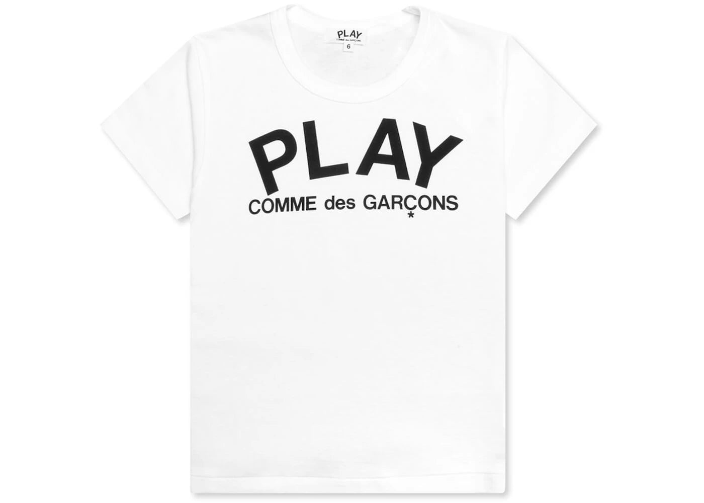 Comme des Garcons PLAY Play Kid's Logo T-shirt White