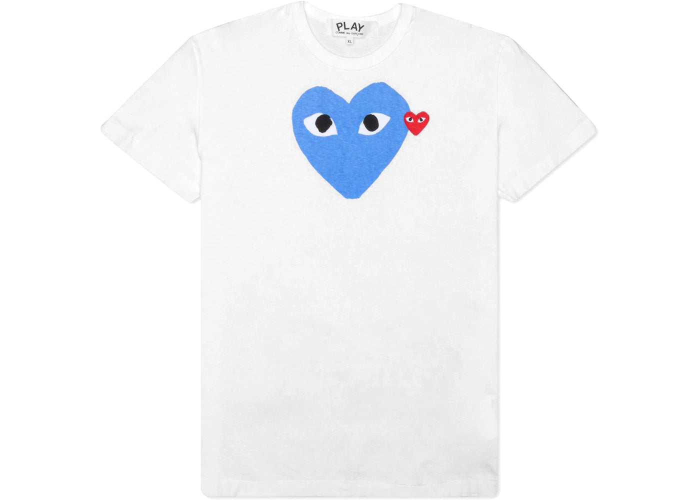 Comme des Garcons PLAY Play Red Emblem Heart T-shirt White/Blue