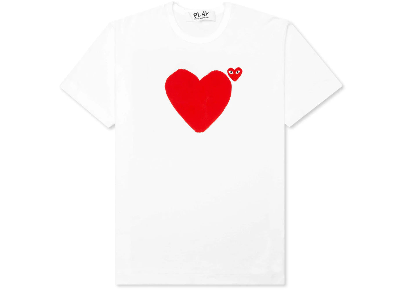 Comme des Garcons PLAY Play Red Emblem No Eyes T-shirt White