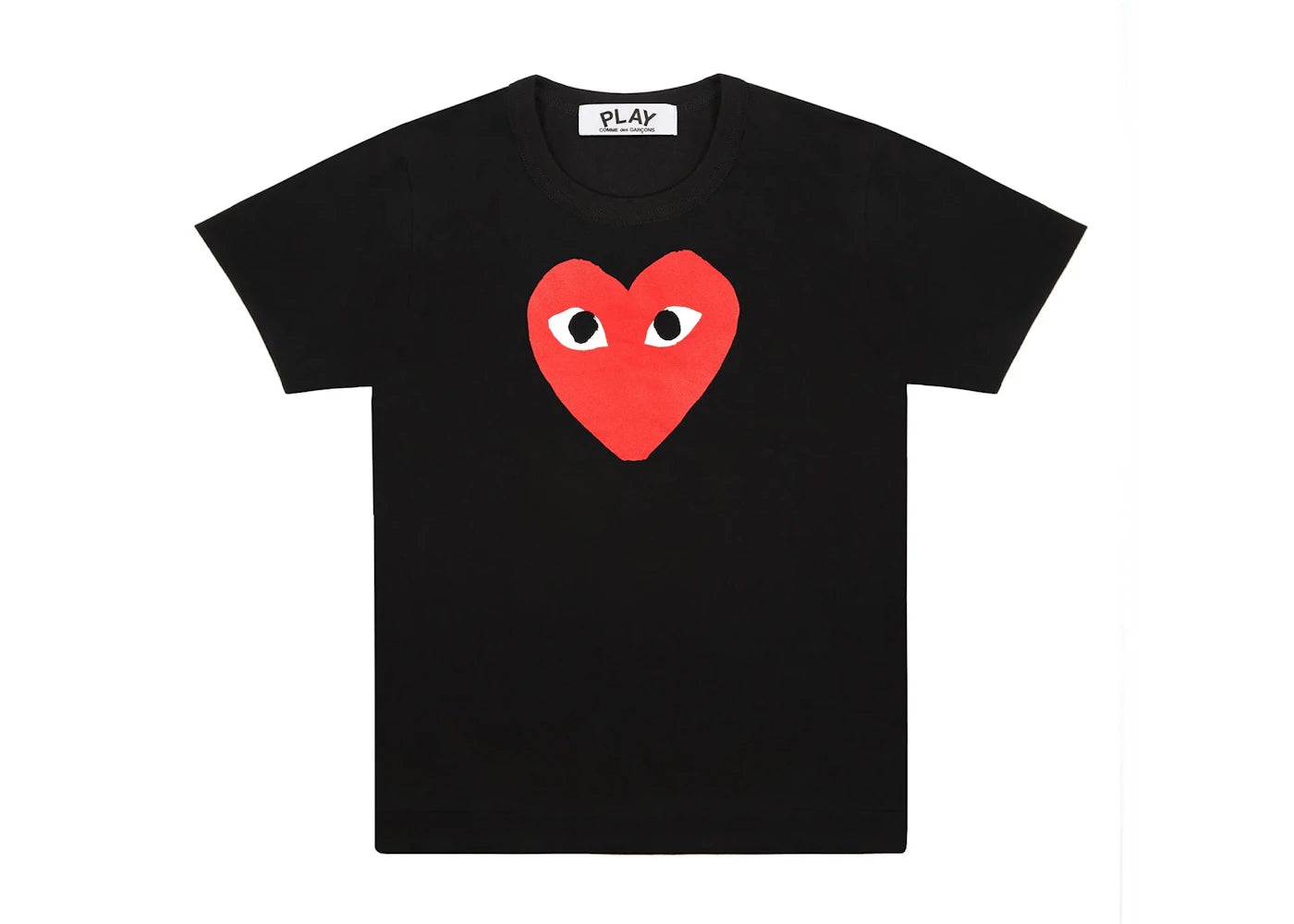 Comme des Garcons PLAY Play Red Heart T-shirt Black
