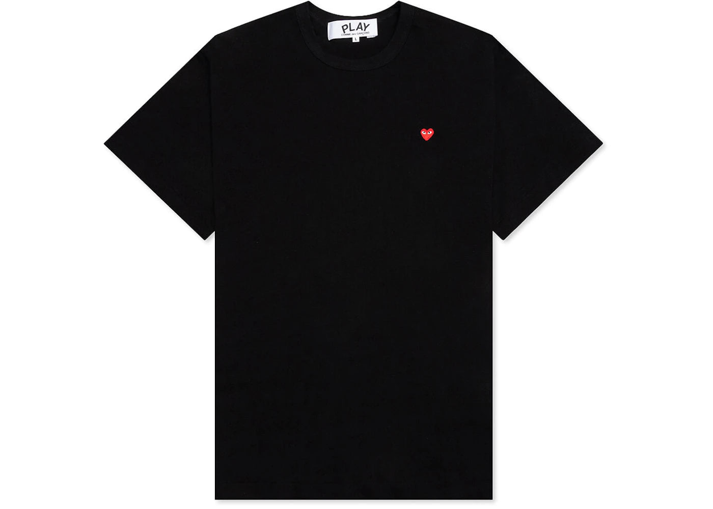 Comme des Garcons PLAY Play Small Red Heart T-shirt Black