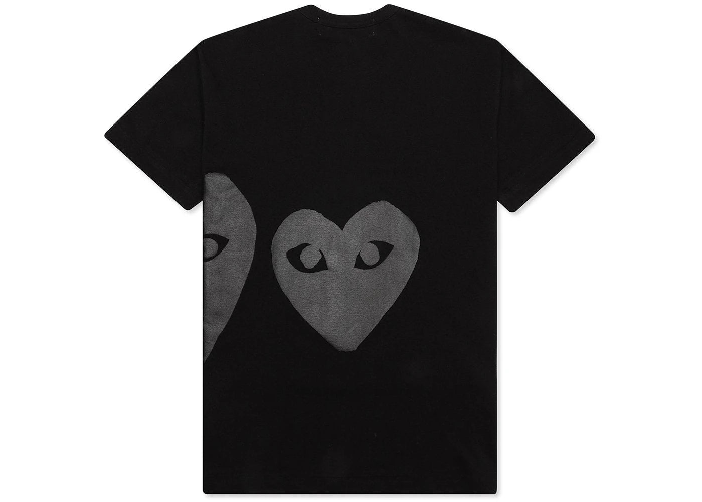 Comme des Garcons PLAY Play Three Black Hearts T-shirt Black