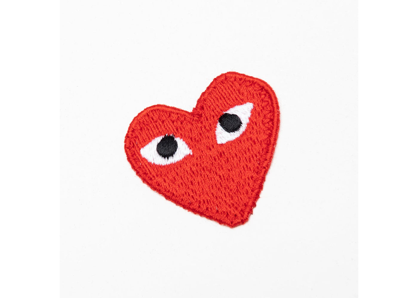 Comme des Garcons PLAY Play White Heart T-shirt Navy