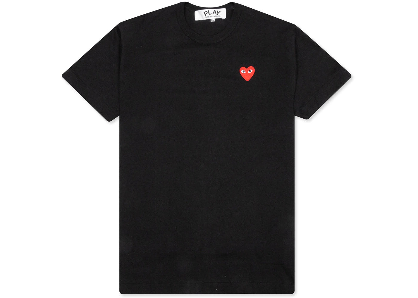 Comme des Garcons PLAY Play Women's Red Emblem T-shirt Black