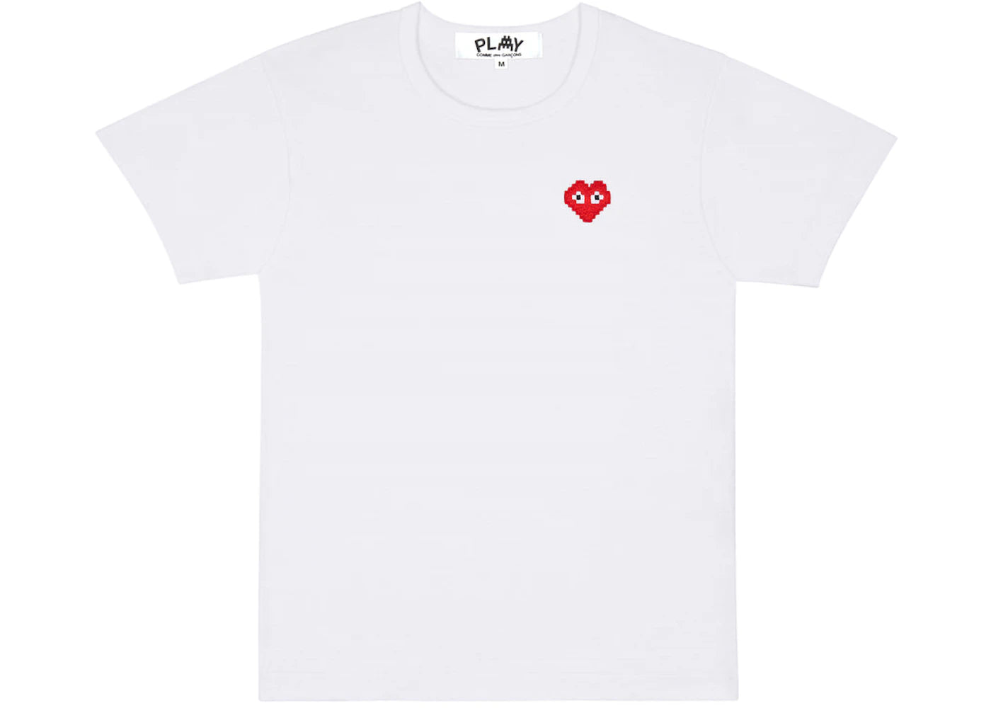Comme des Garcons PLAY Play x Invader Women's T-Shirt White