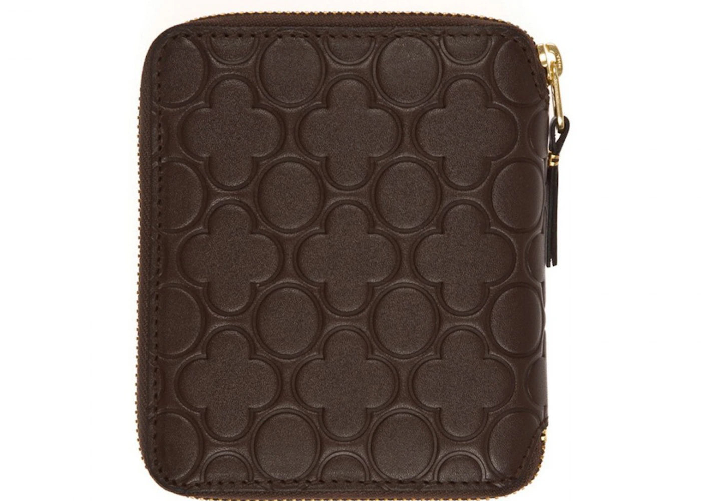 Comme des Garcons SA210EB Classic Embossed B Wallet Brown