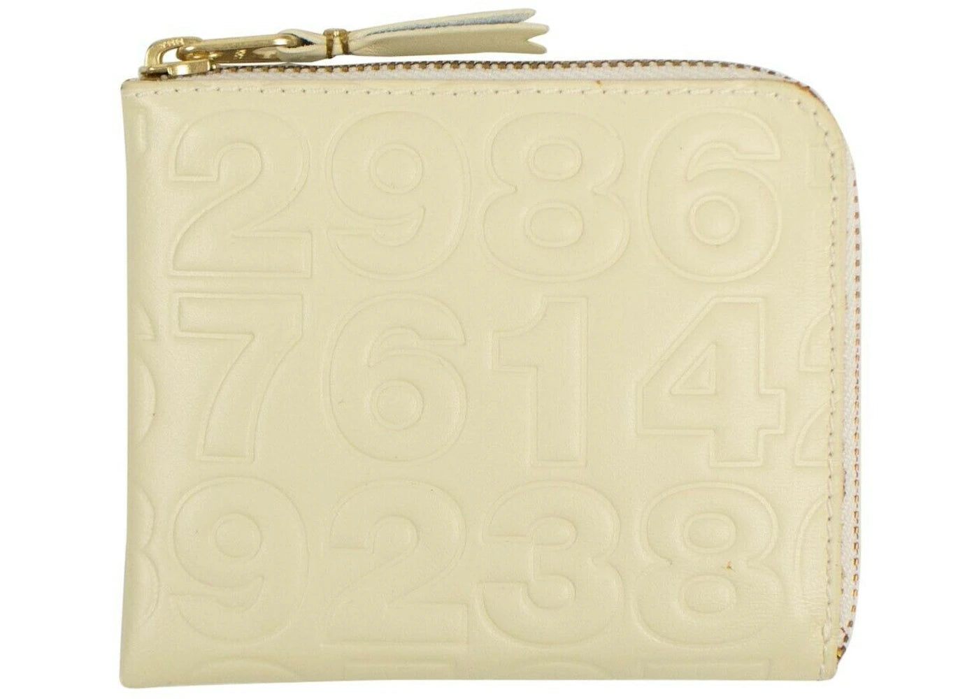 Comme des Garcons SA310ED Wallet Number 2986 Embossed Off-White