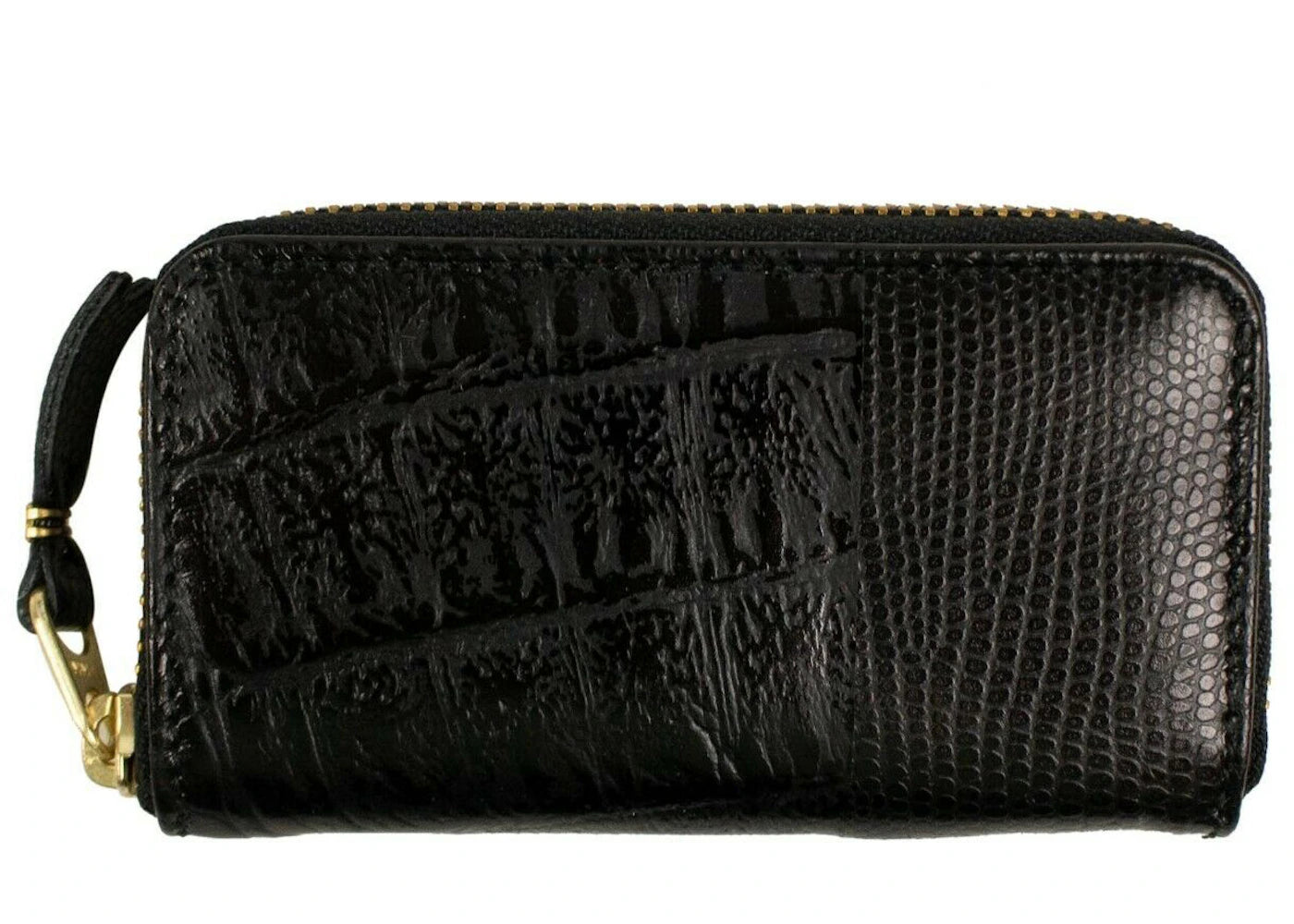 Comme des Garcons SA4100RP Wallet Reptile Embossed Black