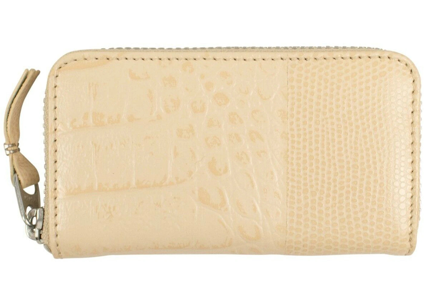 Comme des Garcons SA4100RP Wallet Reptile Embossed Off-White