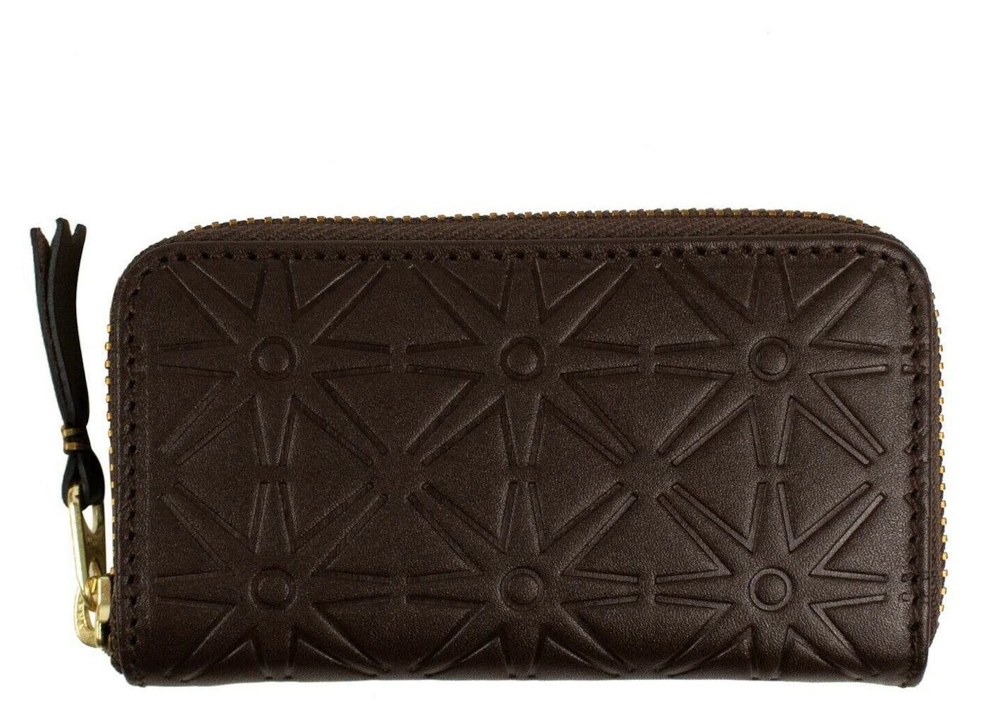 Comme des Garcons SA410XEA Wallet Classic Embossed A Brown