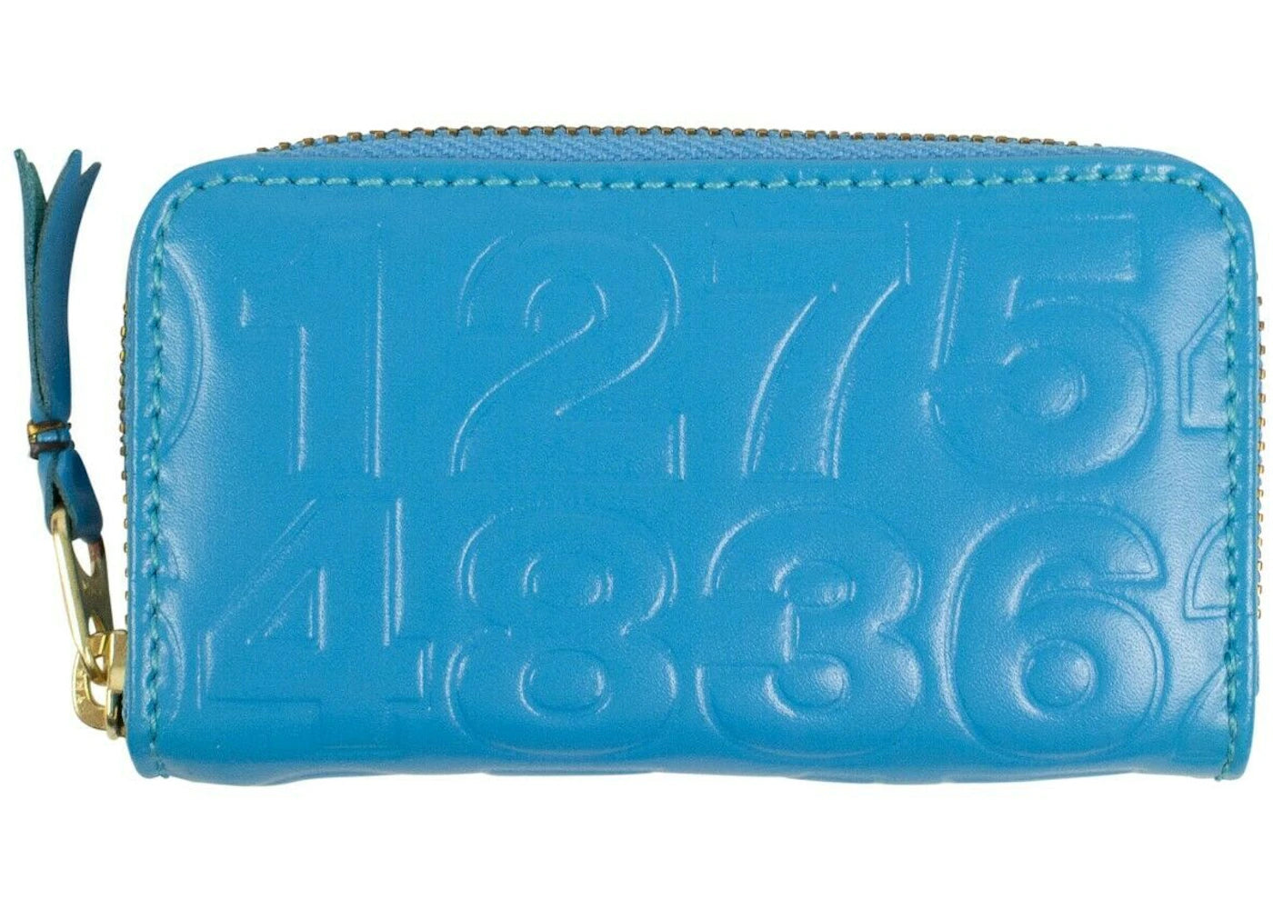 Comme des Garcons SA410XED Wallet Number Embossed Blue