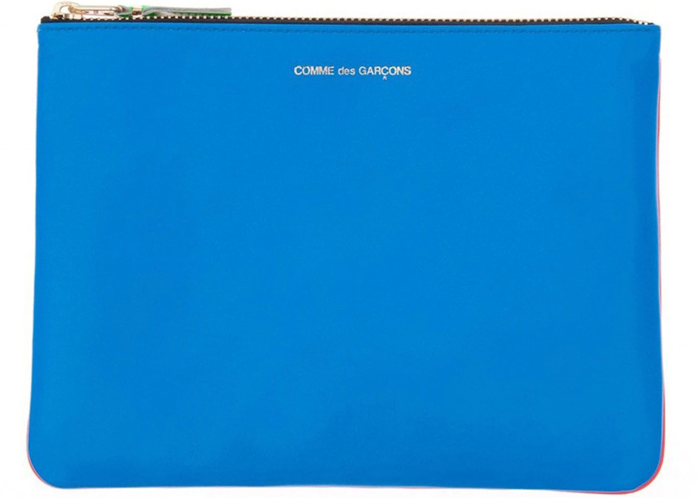 Comme des Garcons SA5100C Colour Plain Wallet Blue