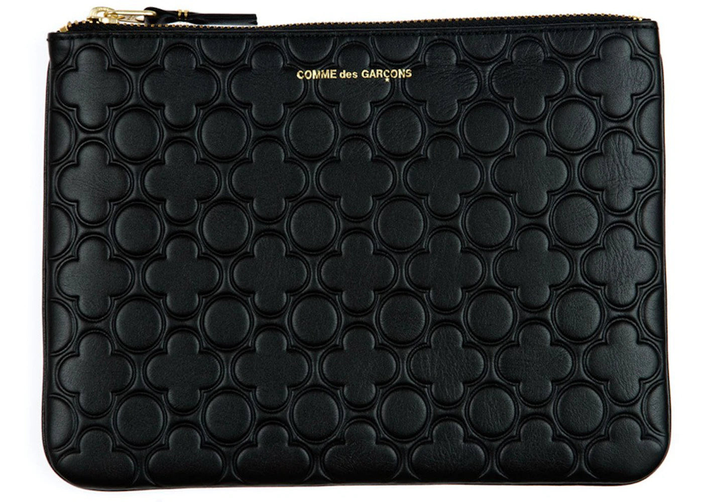 Comme des Garcons SA510EB Classic Embossed B Wallet Black