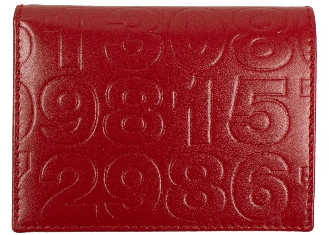 Comme des Garcons SA620ED Wallet Number 1308 Embossed Red