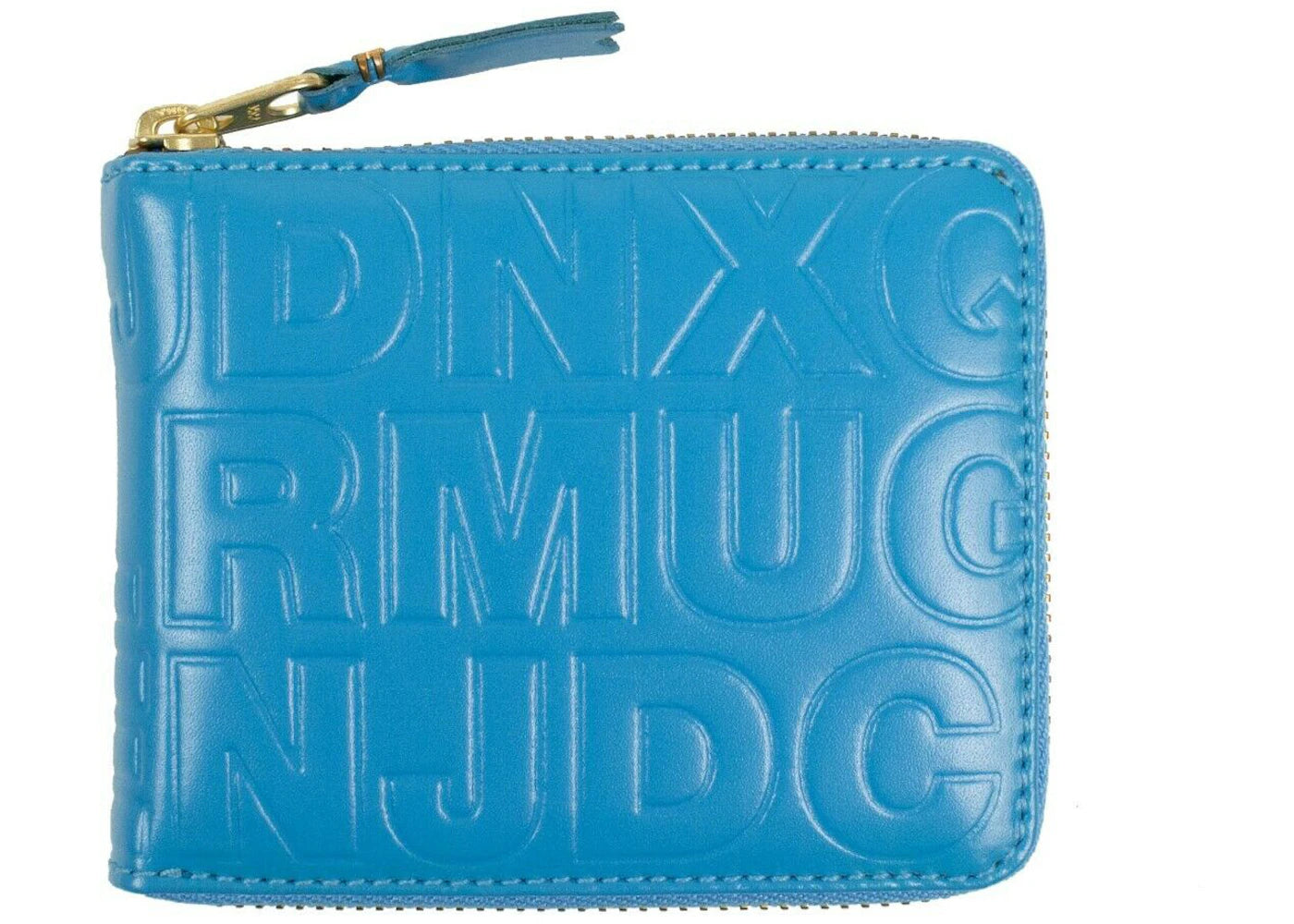 Comme des Garcons SA710EC Wallet Letter DNXQ Embossed Blue