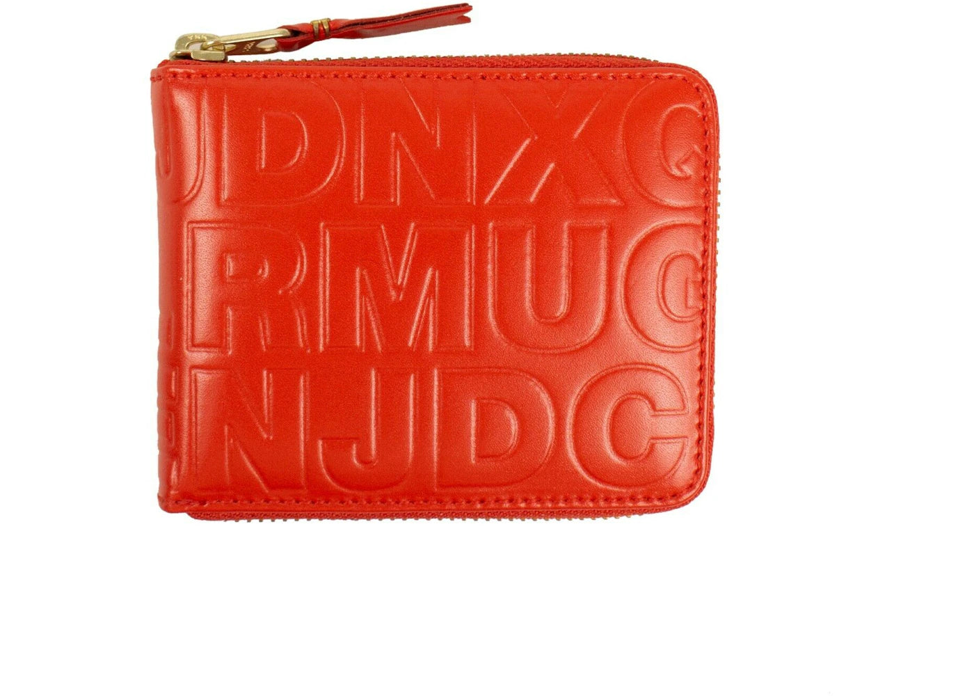 Comme des Garcons SA710EC Wallet Letter Embossed Orange