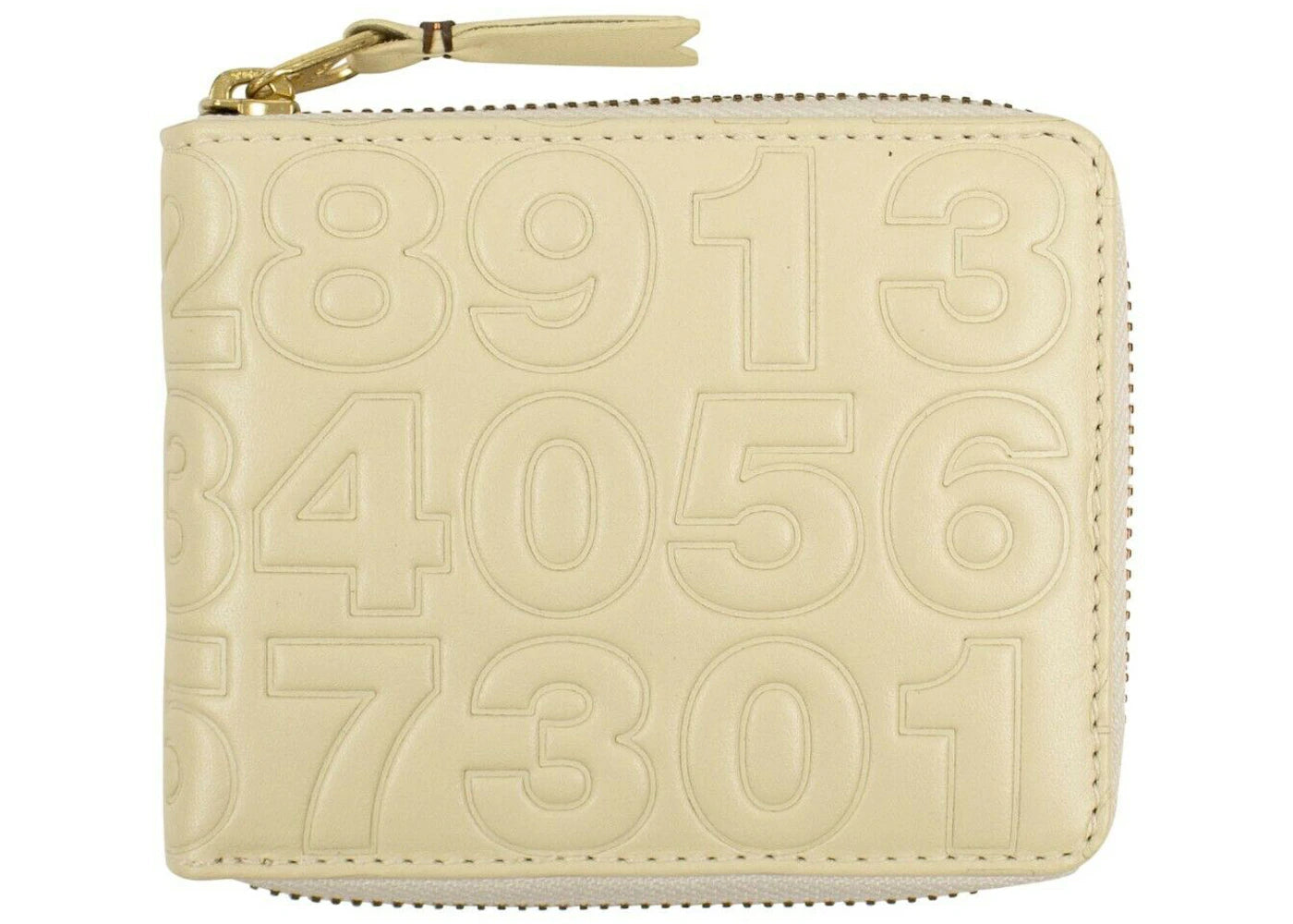 Comme des Garcons SA710ED Wallet Number 8913 Embossed Off-White