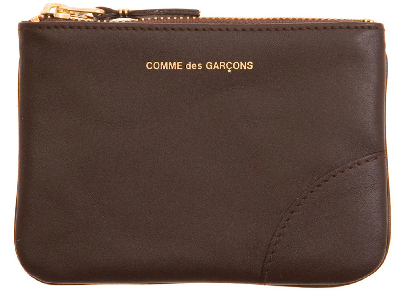 Comme des Garcons SA8100 Classic Plain Wallet Brown