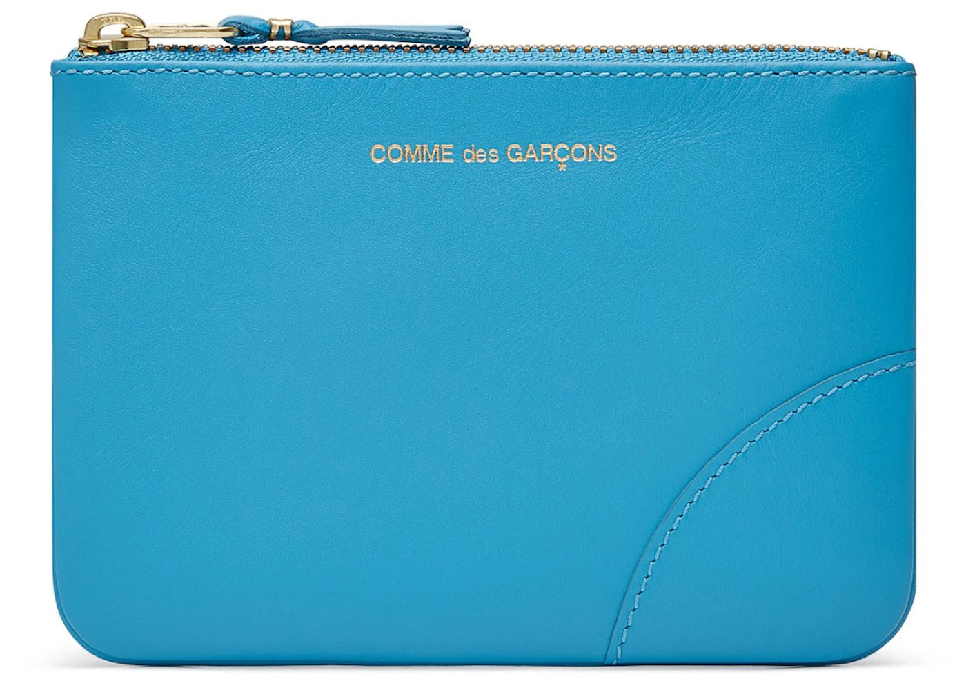 Comme des Garcons SA8100C Colour Plain Wallet Blue