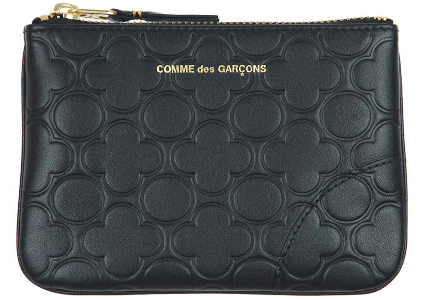 Comme des Garcons SA810EB Classic Embossed B Wallet Black