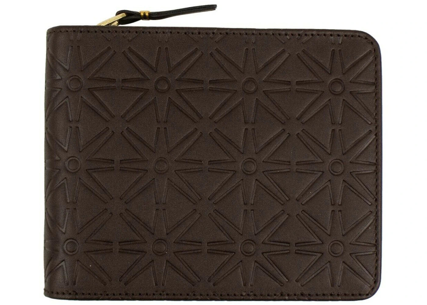 Comme des Garcons SA9100C Wallet Classic Embossed A Brown