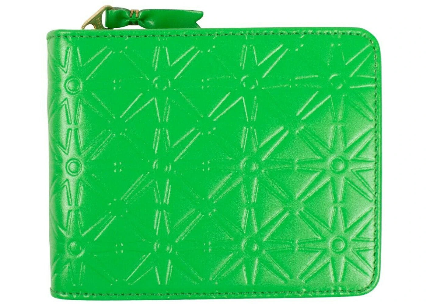 Comme des Garcons SA9100EA Wallet Colour Embossed A Green