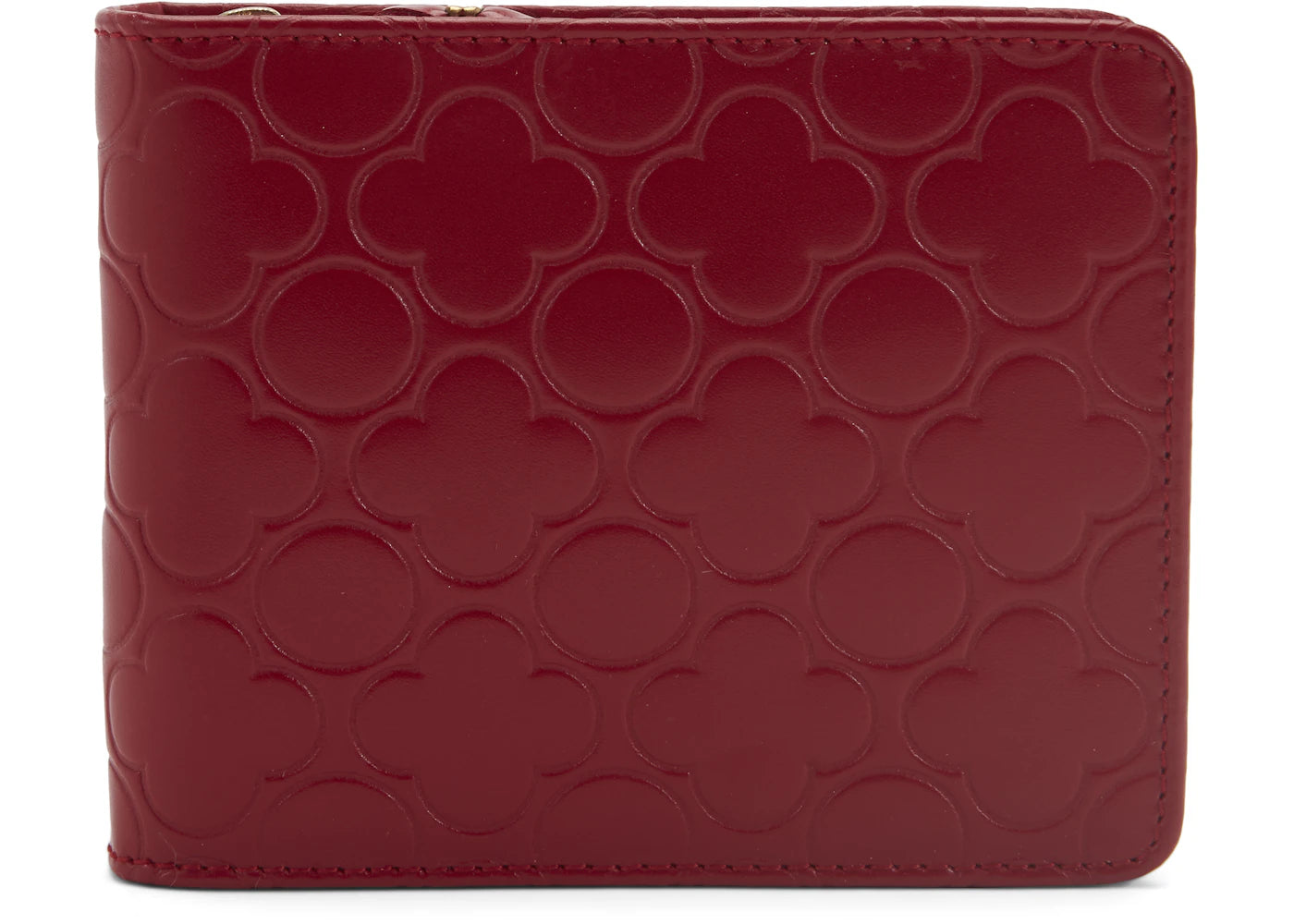 Comme des Garcons SA910EB Wallet Colour Embossed B Red