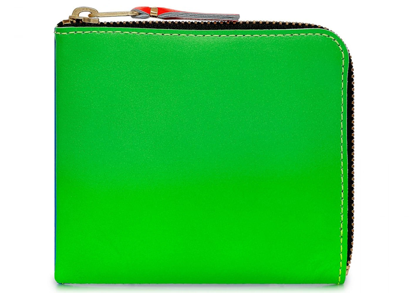 Comme des Garcons SA3100SF Super Fluo Wallet Green