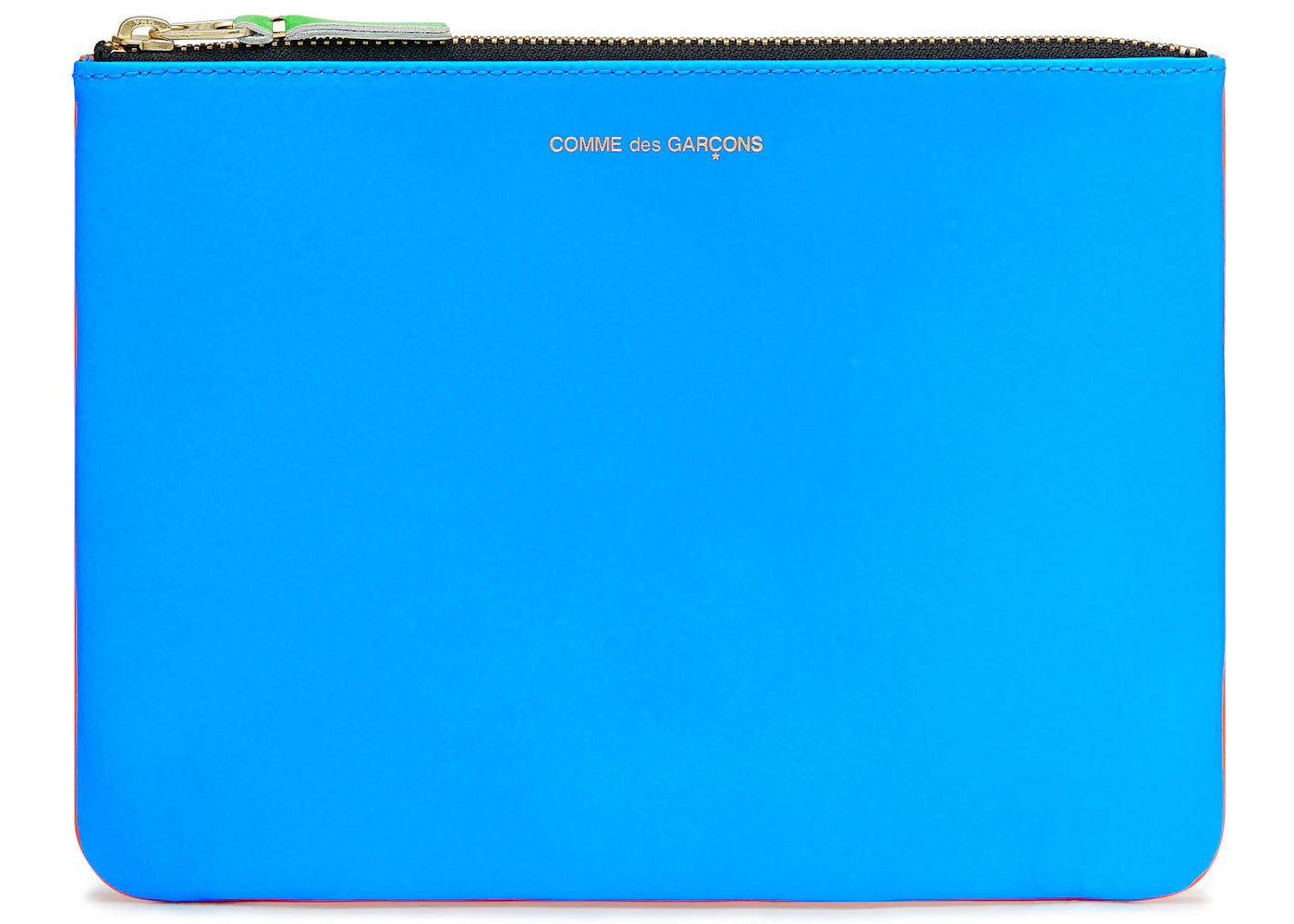 Comme des Garcons SA5100SF Super Fluo Wallet Blue/Orange