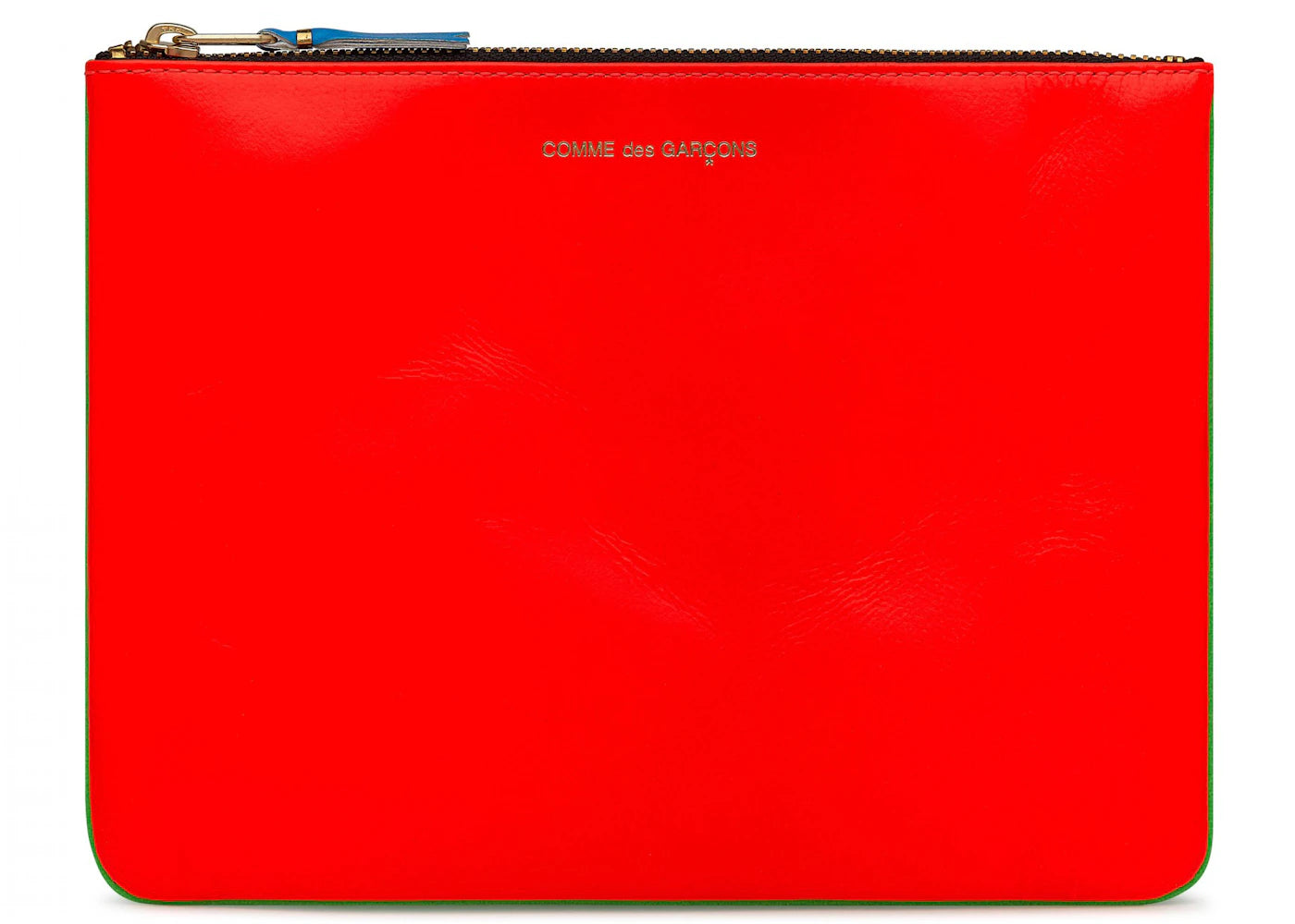 Comme des Garcons SA5100SF Super Fluo Wallet Orange/Green