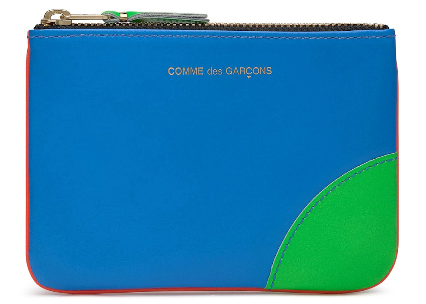 Comme des Garcons SA8100SF Super Fluo Wallet Blue/Orange