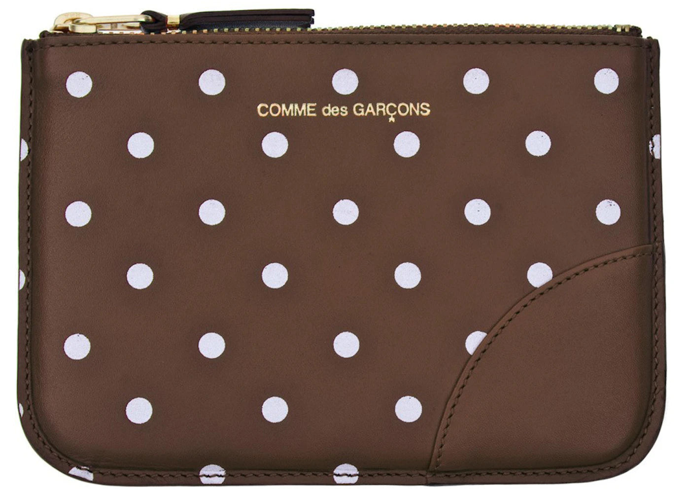 Comme des Garcons SA8100PD Wallet Polka Dots Brown