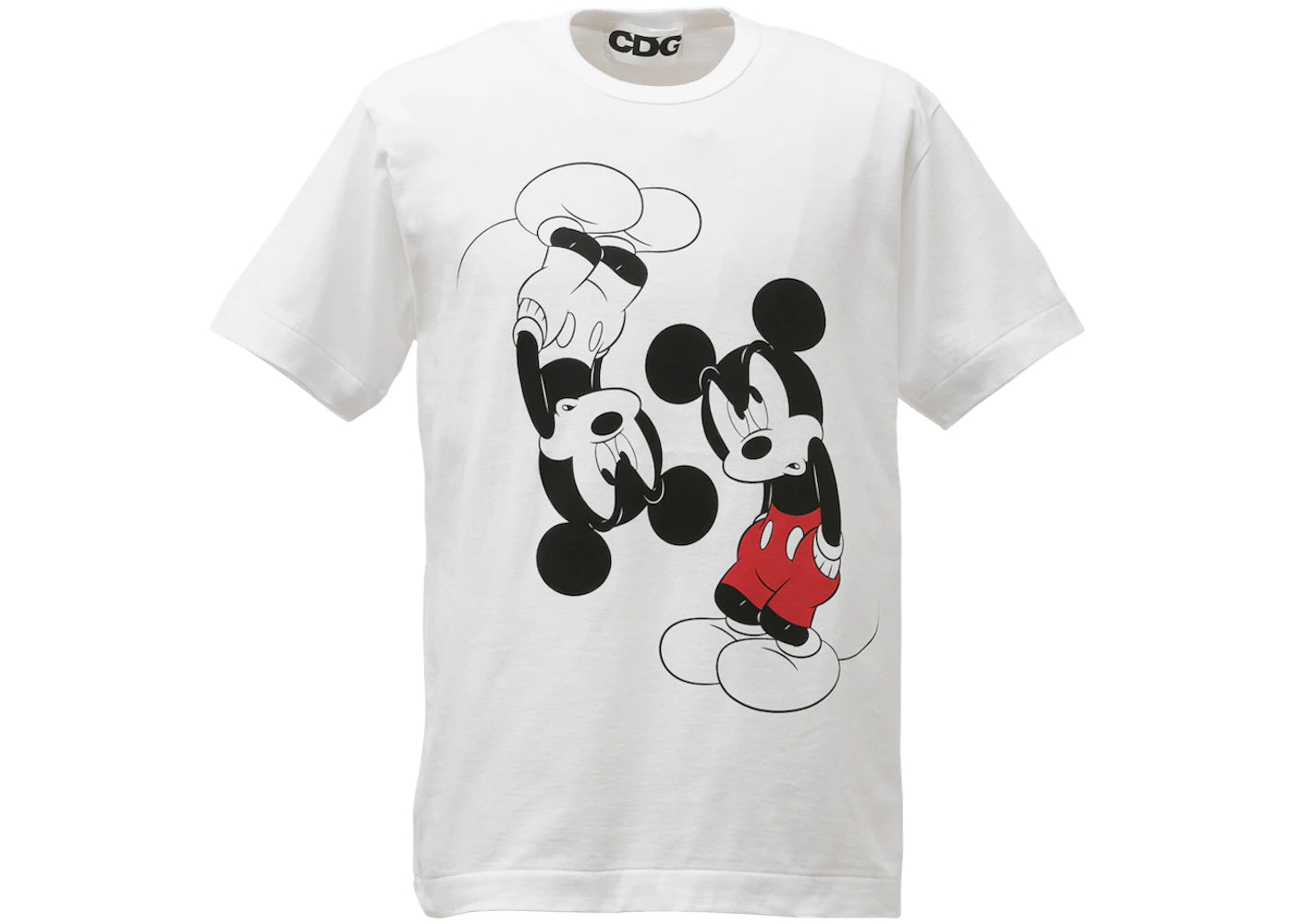 Comme des Garcons x Disney Mickey T-Shirt White