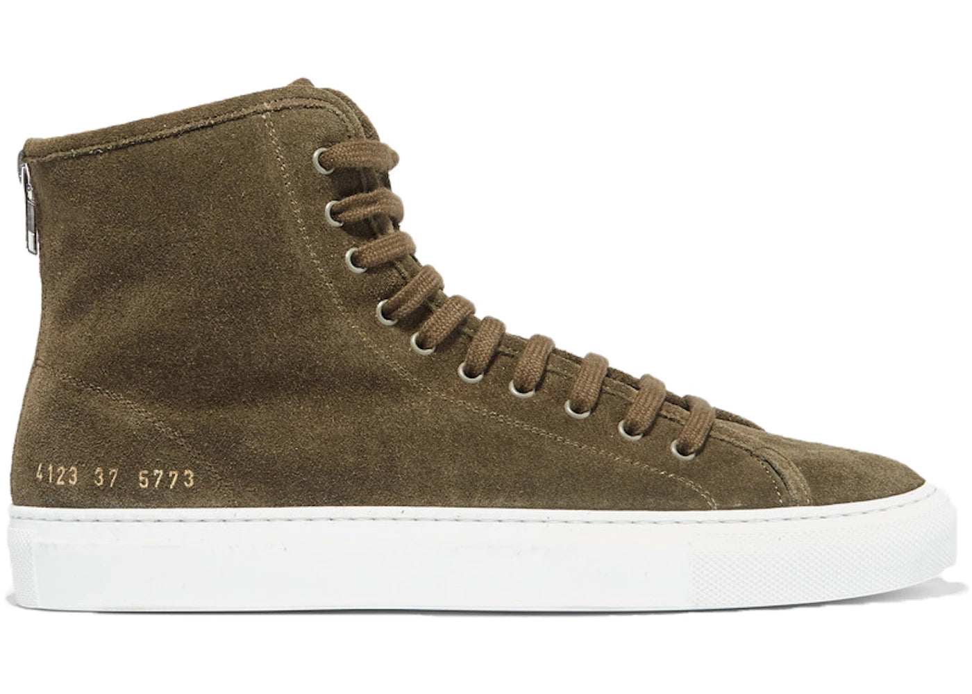 Common Projects Tournament Suede High Olive (Women's)