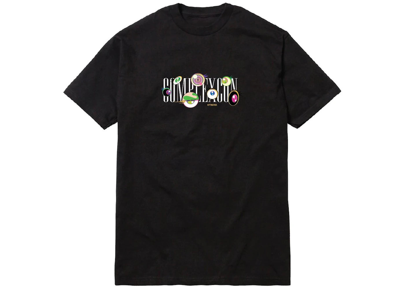 Takashi Murakami Eyes T-Shirt Black