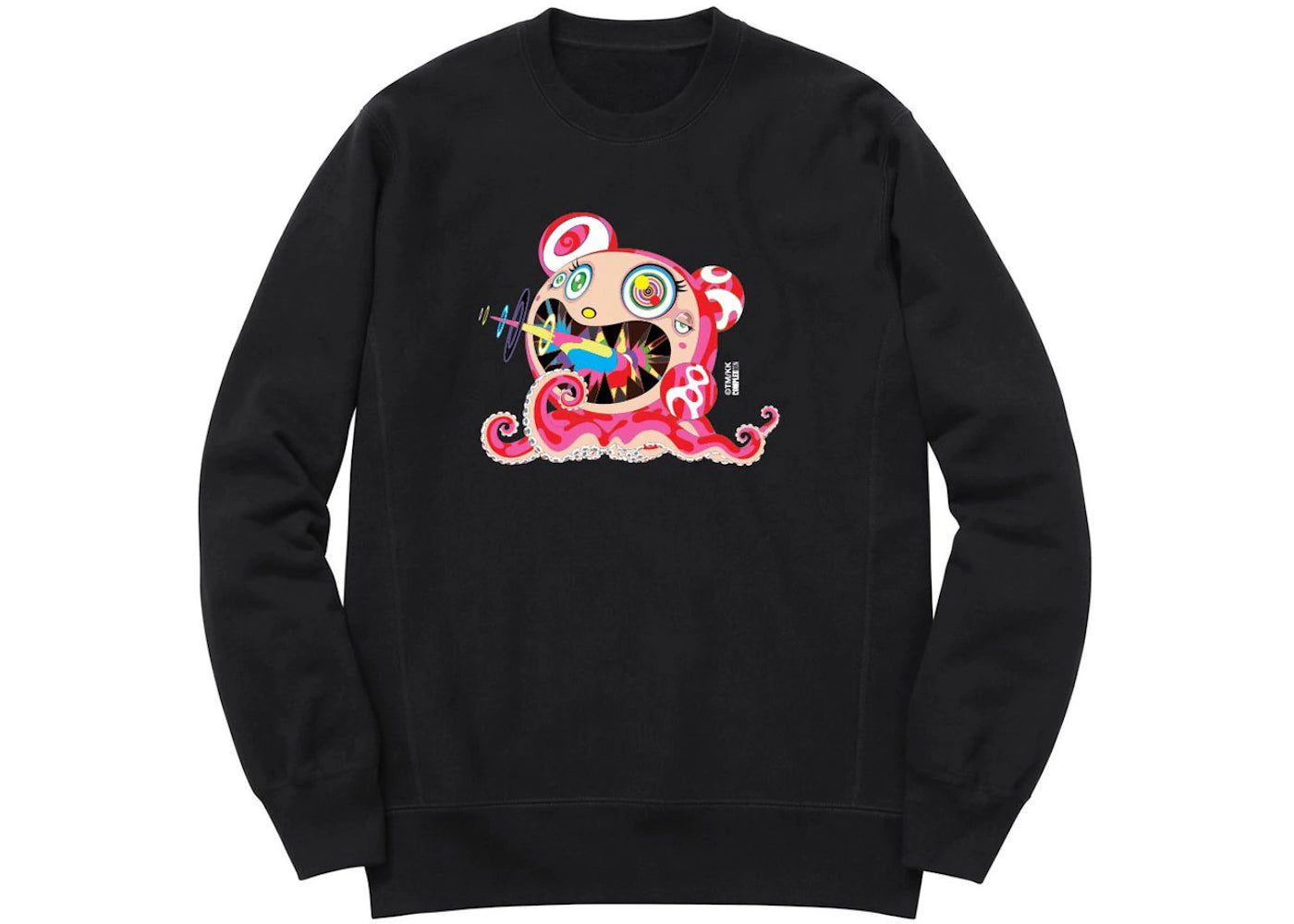 Takashi Murakami Graduate Crewneck Black